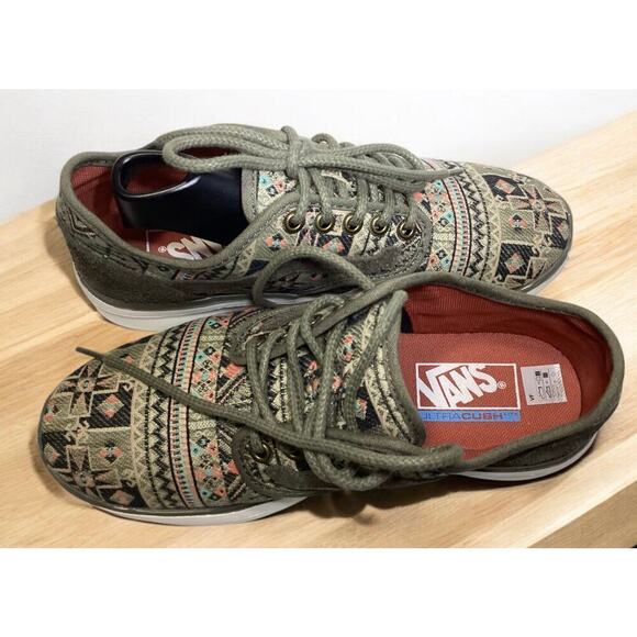 Vans ISO 2 ultra cush lite moroccan geo women sz 8 ivy green - Picture 6 of 7